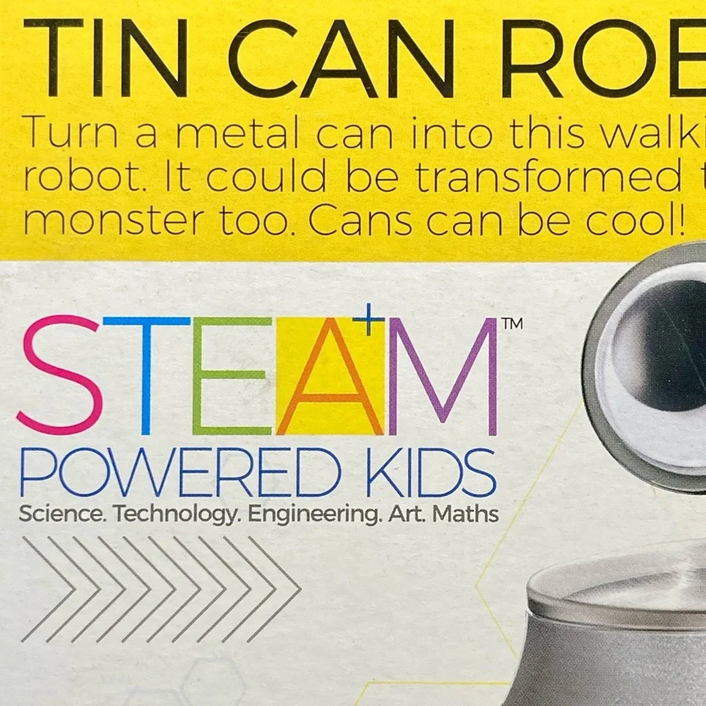 Tin Can Robot Kidz Robotix New